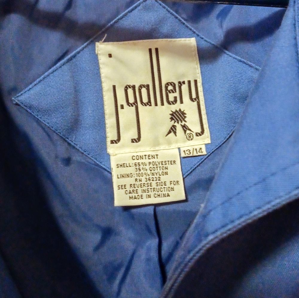 80s J Gallery "Snappy" Trench Coat FIRM PRICE! - Picture 12 of 13